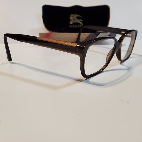 Burberry Havana Women's Be 2121 3002 with Wooden Accents Sunglasses